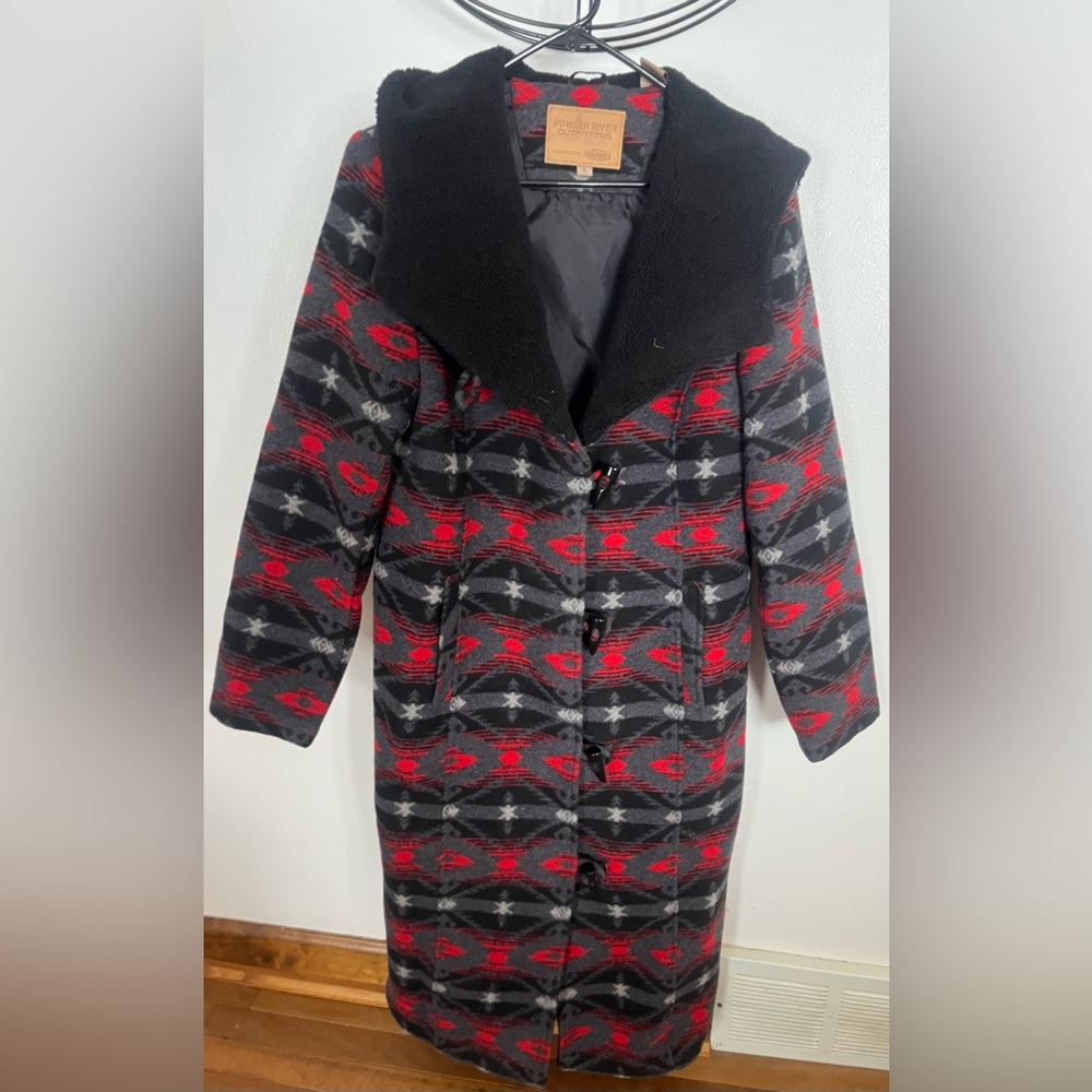 Powder River Outfitters Aztec Duster Western Coat Long Women’s Large